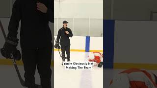 You’re Obviously NOT Making The Team ❌🤣 hockey funny coaching nhl [upl. by Yevette343]