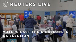 LIVE Voters cast their ballots in US election [upl. by Dyane794]