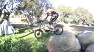 2013 OSET Electric Trials Bike Test [upl. by Laeahcim]