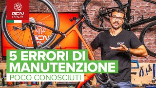 5 errori di manutenzione che commettono anche i più esperti  Manutenzione base per bici da strada [upl. by Aneehsit636]