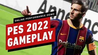 PES 2022 Online Performance Test Demo Gameplay [upl. by Mckee]