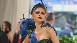 Zendaya Gives MOODY Fashion Moment at 2024 Met Gala [upl. by Ynotna]