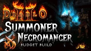 Summoner Necromancer Budget Build for Beginners  Diablo 2 Resurrected [upl. by Tiny]