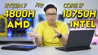 Ryzen 7 4800H AMD 🔥 Core i710750H INTEL Giá Thành amp Hiệu Năng năm 2021 liệu đã cân bằng [upl. by Shererd]