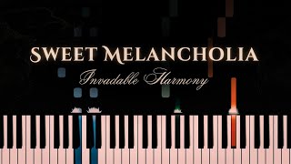 Dark Piano  Sweet Melancholia  Synthesia Tutorial Sheet Music [upl. by Airtap]