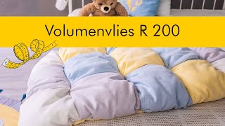 Volumenvlies R 200  Vlieseline  einfach erklärt [upl. by Norek]