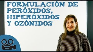 Formulación de peróxidos hiperóxidos y ozónidos [upl. by Goulette]