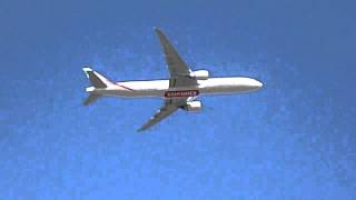 Emirates Boeing 777300ER Max Angle Climb Departure from Adelaide [upl. by Riggins234]