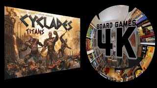 Cyclades Titans Boardgame amp Monuments Expansion 4 Player PlaythroughTutorial [upl. by Dowlen]