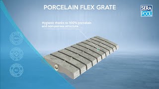 Flexible solution for pools from Serapool Porcelain Flex Pool Gratings [upl. by Leunad]