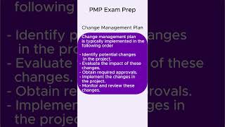 Change Management  PMP [upl. by Tecil168]