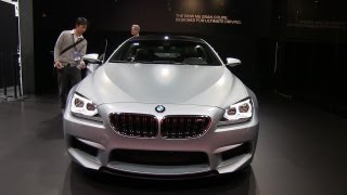 Watch the 2014 BMW M6 Gran Coupe Debut at the Detroit Auto Show [upl. by Rosanna]