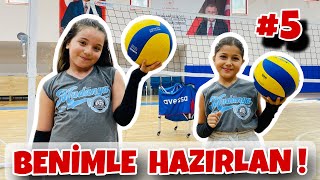 KURS VLOG  Voleybol Kursuna Benimle Hazırlan 5 [upl. by Llewxam]