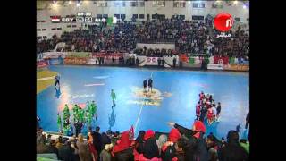 Egypt 2526 Algeria 1912012 HandBall Caf cup مصر والجزائر لليد [upl. by Lauree]