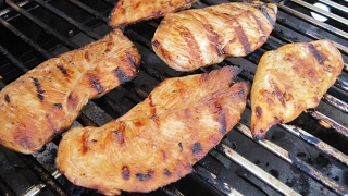 GRILLING CHICKEN  How to GRILL CHICKEN BREAST Instructions [upl. by Meraree458]