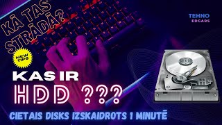 Kas ir HDD  Cietais disks izskaidrots 1 minūtē [upl. by Meerek277]