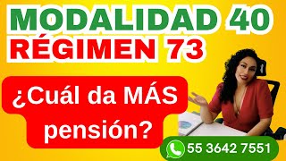 Decisiones inteligentes entre Modalidad 40 y Régimen 73 [upl. by Geof]