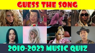 Guess the Song Music Quiz  20102023 Songs [upl. by Mathe]