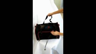 Petsfit expandable pet carrierhow to take out the support rods [upl. by Henleigh]