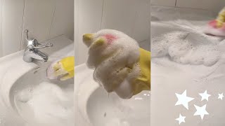 Soothing Suds ASMR Sink Cleaning [upl. by Dorsy152]