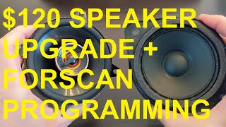 2021 Ford Bronco  Infinity Speaker Upgrade Plus FORScan Programming [upl. by Yalonda478]