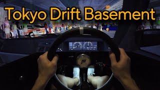 Tokyo Drift BASEMENT DRIFTING with Takumi’s AE86  Triple Screen POV [upl. by Muire]