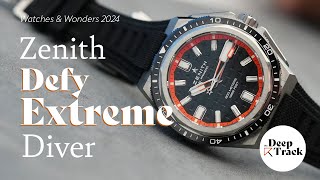 Best Diver of Watches amp Wonders 2024 Zenith Defy Extreme Diver HandsOn [upl. by Nitsruk293]