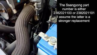 Ssangyong Rodius Engine warning light  Check Engine Light  hesitance [upl. by Danzig]