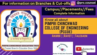 PIMPRI CHINCHWAD COLLEGE OF ENGINEERING Know all about 4 PCCOE Pune Campuses [upl. by Noivad]