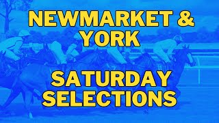 HORSE RACING TIPS FOR SATURDAY 13 JULY 2024 NEWMARKET amp YORK  horseracing horseracingtips [upl. by Ainos]