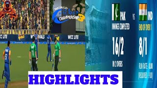 WCC 3 World championship cricket 3 cricket game India vs Pakistan T20 World Cup highlights match [upl. by Masterson]