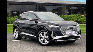 Brand New Audi Q4 etron S line  Carlisle Audi [upl. by Natsirt]