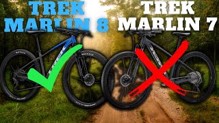 Trek Marlin 8 vs Trek Marlin 7  A Few MAJOR Differences [upl. by Eimyaj]