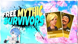 NEW x2 Free Mythic Survivors  Quest Walkthrough  Fortnite Save The World [upl. by Shakti]