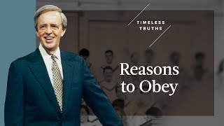 Reasons To Obey  Timeless Truths – Dr Charles Stanley [upl. by Olocin]