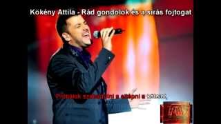 Kökény Attila  Rád gondolok és sírás fojtogat MAGYAR Karaoke [upl. by Grindlay]