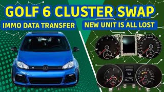 Golf6 Cluster Swap With VVDI2 [upl. by Cattima423]