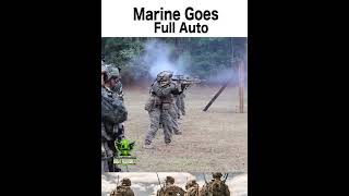 Marine in Full Auto Mode shorts marine usmilitary marksmanship [upl. by Okiek]