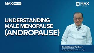 Andropause Symptoms and Treatment │ Dr Anil Kumar Varshney│ Max Hospital Shalimar Bagh [upl. by Oiretule]