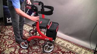 Drive Medical Nitro Rollator Review amp Demonstration  MMAR Medical [upl. by Gally]