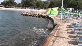 Crikvenica Hotel Omorika beach [upl. by Melgar]