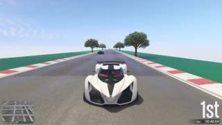 GTA 5 Top Speed Drag Race Truffade Nero vs X80 Proto [upl. by Fitzgerald]