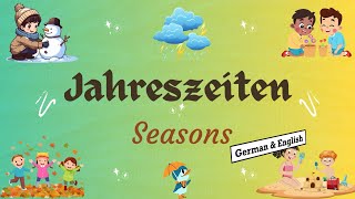 Jahreszeiten  Seasons Name in German amp English [upl. by Clemence356]