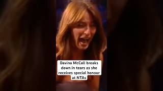 Davina McCall breaks down in tears as she receives special honour at NTAs [upl. by Selij]