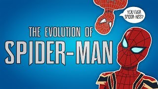 The Evolution of SpiderMan Animated [upl. by Lirrehs653]