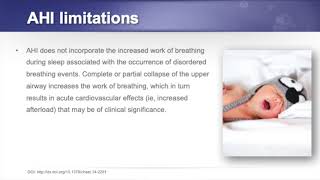 Apnea hypopnea index [upl. by Eilsek]