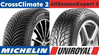 Michelin CrossClimate 2 vs Uniroyal AllSeasonExpert 2 [upl. by Illib61]