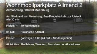 Wohnmobilstellplatz Meersburg  womoclickde [upl. by Nehcterg]