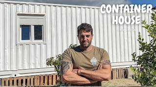 Hombre Construye Increíble Casa Contenedor DIY Paso a Paso  Vivienda sostenible Inicio a Fin [upl. by Yedok]