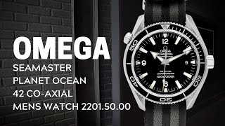 Omega Seamaster Planet Ocean 42 CoAxial Mens Watch 22015000 Review  SwissWatchExpo [upl. by Tlaw]